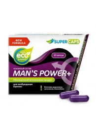 Возбуждающее средство для мужчин Mans Power plus - 10 капсул (0,35 гр.) +1 в подарок - SuperCaps - купить с доставкой в Орске