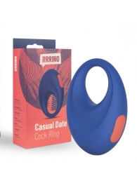 Синее эрекционное кольцо RRRING Casual Date Cock Ring - FeelzToys - в Орске купить с доставкой