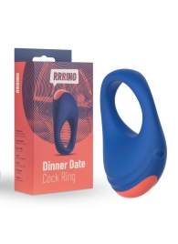 Синее эрекционное кольцо RRRING Dinner Date Cock Ring - FeelzToys - в Орске купить с доставкой