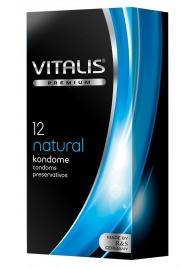 Классические презервативы VITALIS PREMIUM natural - 12 шт. - Vitalis - купить с доставкой в Орске