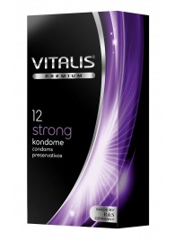 Презервативы с утолщённой стенкой VITALIS PREMIUM strong - 12 шт. - Vitalis - купить с доставкой в Орске