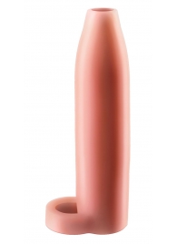 Телесная насадка Real Feel Enhancer XL - 17 см. - Pipedream - в Орске купить с доставкой