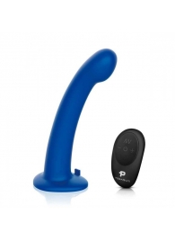 Синяя насадка Remote Control P-Spot G-Spot с черными трусиками - 20 см. - Pegasus - купить с доставкой в Орске