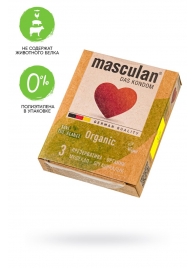 Экологически чистые презервативы Masculan Organic - 3 шт. - Masculan - купить с доставкой в Орске