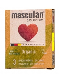 Экологически чистые презервативы Masculan Organic - 3 шт. - Masculan - купить с доставкой в Орске