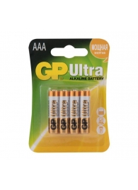 Батарейки алкалиновые GP Ultra Alkaline 24А AАA/LR03 - 4 шт. - Элементы питания - купить с доставкой в Орске