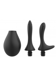 Черный анальный душ Nexus Anal Douche Set с 2 сменными насадками - Nexus Range - купить с доставкой в Орске