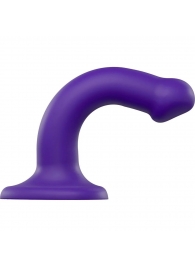 Фиолетовый фаллоимитатор-насадка Strap-On-Me Dildo Dual Density size S - 17 см. - Strap-on-me купить в Орске с доставкой в Orgasmix.ru Фиолетовый фаллоимитатор-насадка Strap-On-Me Dildo Dual Density size S - 17 см. - Strap-on-me - купить с доставкой в Орске