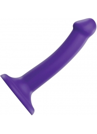 Фиолетовый фаллоимитатор-насадка Strap-On-Me Dildo Dual Density size S - 17 см. - Strap-on-me купить в Орске с доставкой в Orgasmix.ru Фиолетовый фаллоимитатор-насадка Strap-On-Me Dildo Dual Density size S - 17 см. - Strap-on-me - купить с доставкой в Орске