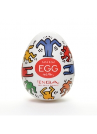 Мастурбатор-яйцо Keith Haring EGG DANCE - Tenga - в Орске купить с доставкой