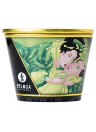 Массажная свеча Exotic Green Tea с ароматом зелёного чая - 170 мл. - Shunga - купить с доставкой в Орске