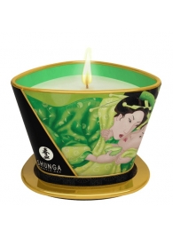 Массажная свеча Exotic Green Tea с ароматом зелёного чая - 170 мл. - Shunga - купить с доставкой в Орске