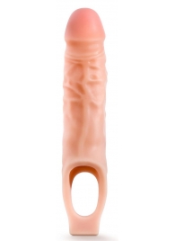 Телесная насадка на пенис 9 Inch Cock Sheath Extender - 22,2 см. - Blush Novelties - в Орске купить с доставкой