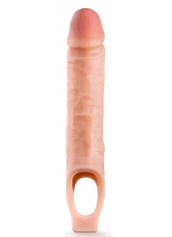 Телесная насадка на пенис 10 Inch Cock Sheath Extender - 25 см. - Blush Novelties - в Орске купить с доставкой