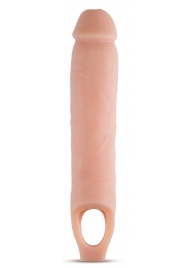 Телесная насадка на пенис 11.5 Inch Cock Sheath Penis Extender - 29,2 см. - Blush Novelties - в Орске купить с доставкой