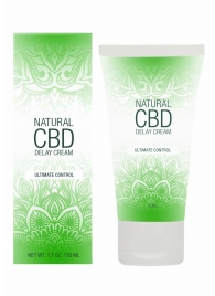 Крем-пролонгатор Natural CBD Delay Cream - 50 мл. - Shots Media BV - купить с доставкой в Орске