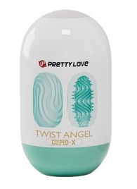 Бирюзовый мастурбатор-яйцо Twist Angel - Baile - в Орске купить с доставкой