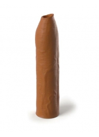 Кофейная насадка-удлинитель Uncut Silicone Penis Enhancer - 17,8 см. - Pipedream - в Орске купить с доставкой