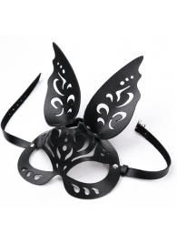 Черная ажурная маска  Зайка  с ушками - Crazy Handmade - купить с доставкой в Орске