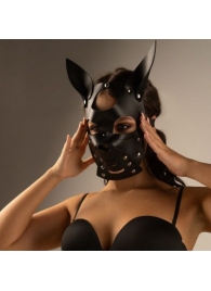 Черная маска  Собака  с ушками - Crazy Handmade - купить с доставкой в Орске