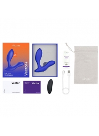 Синий анальный вибратор We-Vibe Vector+ - We-vibe - в Орске купить с доставкой