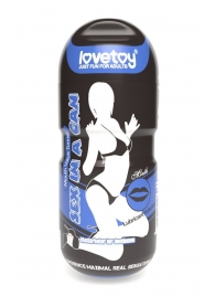 Мастурбатор-ротик с вибрацией Sex In A Can Mouth Lotus Tunnel - Lovetoy - в Орске купить с доставкой