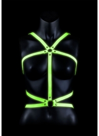 Портупея Body Harness с неоновым эффектом - размер L-XL - Shots Media BV - купить с доставкой в Орске