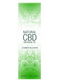 Массажное масло Natural CBD Massage Oil - 50 мл. - Shots Media BV - купить с доставкой в Орске