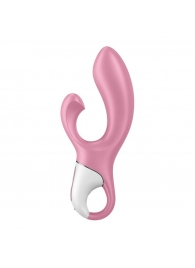 Розовый вибратор-кролик с расширением Air Pump Bunny 2 - 20,4 см. - Satisfyer