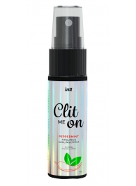 Клиторальный возбуждающий спрей Clit Me On Peppermint - 12 мл. - INTT - купить с доставкой в Орске