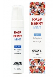 Возбуждающий гель Raspberry Mint с ароматом малины и мяты - 15 мл. - Exsens - купить с доставкой в Орске