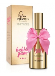 Гель с ароматом жвачки Bubblegum 2-in-1 Scented Silicone Massage And Intimate Gel - 100 мл. - Bijoux Indiscrets - купить с доставкой в Орске