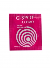 Стимулирующий интимный крем для женщин Cosmo G-spot - 2 гр. - Биоритм - купить с доставкой в Орске