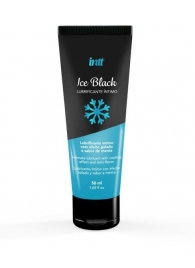 Лубрикант на водной основе Ice Black с ледяным эффектом - 50 мл. - INTT - купить с доставкой в Орске