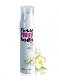 Массажная хрустящая пенка Tickle My Body Monoi с ароматом моной - 150 мл. - Love to Love - купить с доставкой в Орске