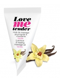 Съедобное согревающее массажное масло Love Me Tender Vanilla с ароматом ванили - 10 мл. - Love to Love - купить с доставкой в Орске