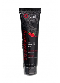 Интимный гель на водной основе Lube Tube Strawberry с клубничным вкусом - 100 мл. - ORGIE - купить с доставкой в Орске