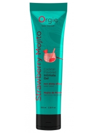 Съедобный интимный гель Orgie Lube Tube Cocktail Strawberry Mojito - 100 мл. - ORGIE - купить с доставкой в Орске