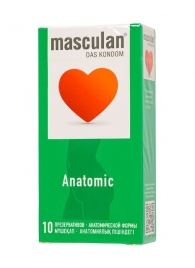 Презервативы анатомической формы Masculan Anatomic - 10 шт. - Masculan - купить с доставкой в Орске