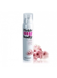 Массажная хрустящая пенка Tickle My Body Cherry Blossom с ароматом вишневого цвета - 150 мл. - Love to Love - купить с доставкой в Орске