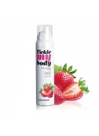 Массажная хрустящая пенка Tickle My Body Strawberry с ароматом клубники - 150 мл. - Love to Love - купить с доставкой в Орске