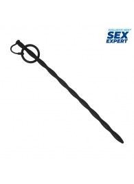Черный стимулятор уретры Sex Expert - Sex Expert - купить с доставкой в Орске