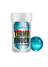 Интимный гель Termo Shock Hot Ball с разогревающе-покалывающим эффектом (2 шарика по 3 гр.) - HotFlowers - купить с доставкой в Орске