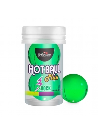 Лубрикант на силиконовой основе Hot Ball Plus с покалывающим эффектом (2 шарика по 3 гр.) - HotFlowers - купить с доставкой в Орске