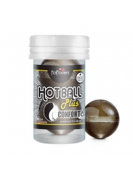 Анальный лубрикант на масляной основе Hot Ball Plus Conforto (2 шарика по 3 гр.) - HotFlowers - купить с доставкой в Орске