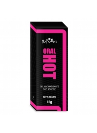 Гель для оральных ласк Oral Hot с согревающим эффектом - 15 гр. - HotFlowers - купить с доставкой в Орске