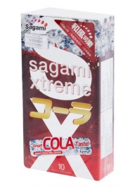 Ароматизированные презервативы Sagami Xtreme COLA - 10 шт. - Sagami - купить с доставкой в Орске