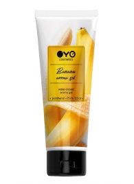 Лубрикант на водной основе OYO Aroma Gel Banana с ароматом банана - 75 мл. - OYO - купить с доставкой в Орске