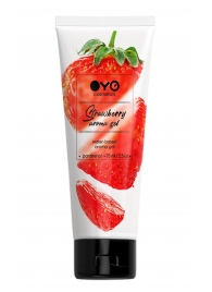 Лубрикант на водной основе OYO Aroma Gel Strawberry с ароматом клубники - 75 мл. - OYO - купить с доставкой в Орске