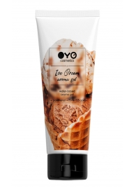 Лубрикант на водной основе OYO Aroma Gel Ice Cream с ароматом пломбира - 75 мл. - OYO - купить с доставкой в Орске